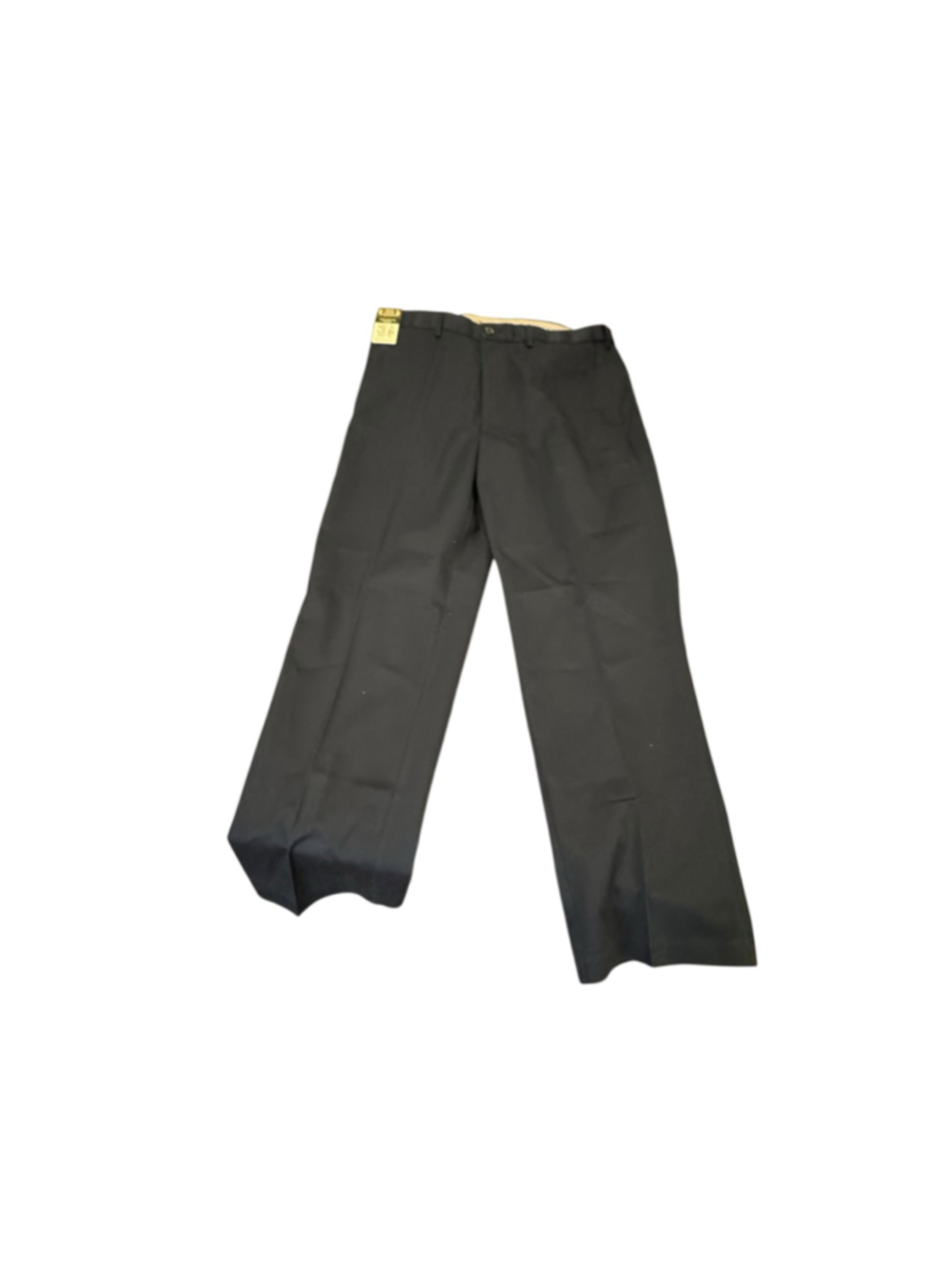 Men's Haggar Classic Fit Wrinkle Free Performance Khaki Pants Black Waist 38x32
